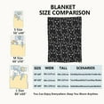 thumbnail image 5 of Black Cat Blanket Cute Cartoon Cats Silhouettes Animal Throw Blankets Gifts for Kids Adults Lightweight Soft Fleece Cozy for Sofa Couch Bed Room Travel Valentines Day Decor 40x50in, 5 of 6
