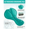 thumbnail image 5 of Qualidyne Women's 3/4 Cycling Capris, 4D Padded Bike Tights with Pockets for Road Riding & MTB, 5 of 7