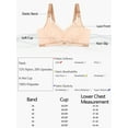 thumbnail image 6 of Unique Bargains Women's Plus Size Push Up Full Coverage Comfort Wirefree Lift Bra, 6 of 7