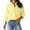 147# Yellow, variant on Jzuxvd Womens Button Down Shirts Gauze Cotton Dress Shirt Long Sleeve Oversized Solid Tunic Tops with Pockets Blue XXL