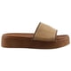 thumbnail image 1 of Sandalia Mujer Aria By Eh! Plataforma Casual Versatil beige 25, 1 of 4