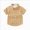 T95***Yellow, variant on 8-9 Years Girls Short Sleeved Shirt Comfortable Breathable Fashion Plaid Girls Short Sleeved Shirt Back-To-School Shirts Light Blue T Shirts