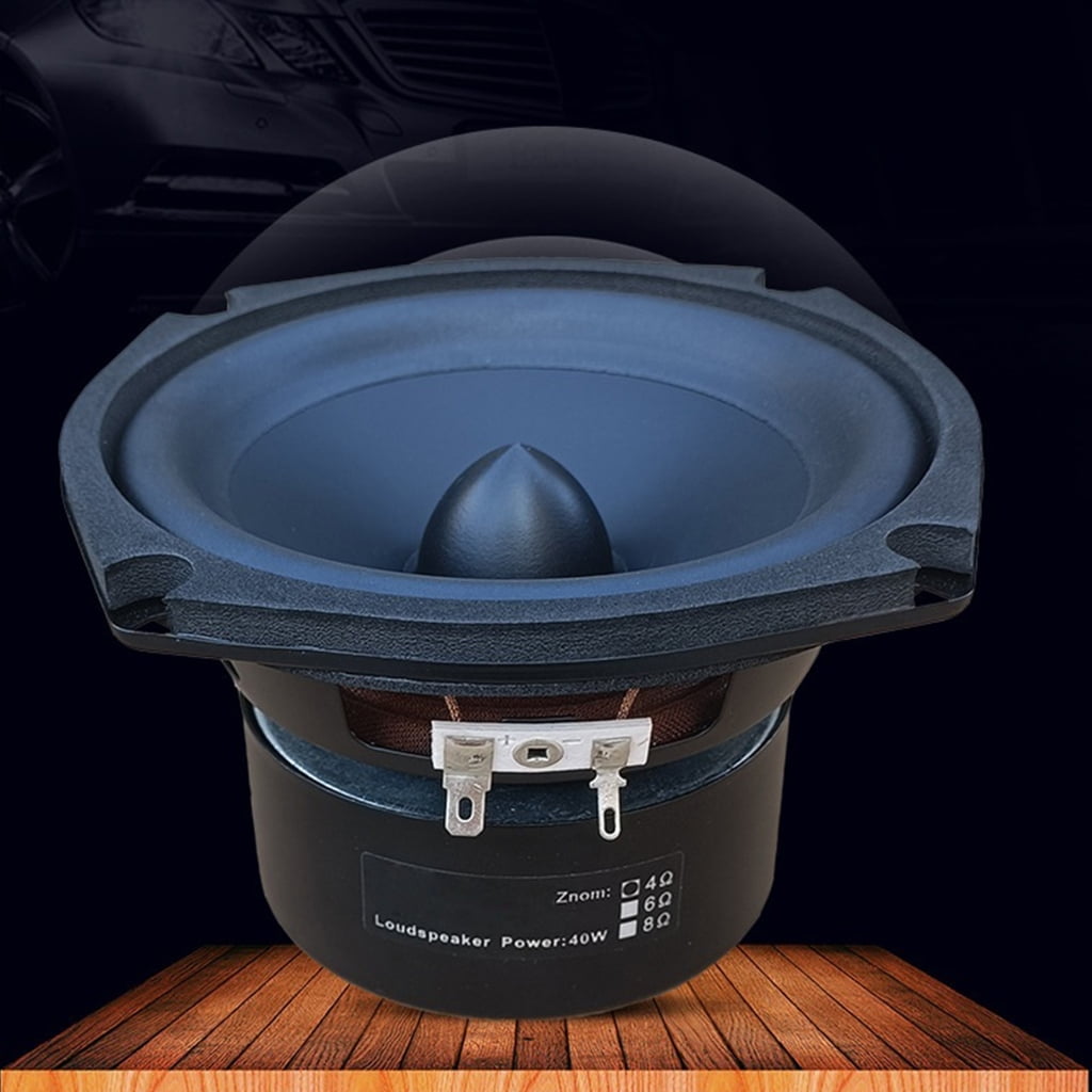 Jesscasday High Performances 5.25" Square Bass Speaker HiFi Tuned Design Metal Structure For Music Studio