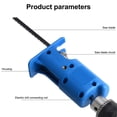 thumbnail image 4 of Speravity Adaptador de sierra recíproca ABS, portátil, Color sólido, reemplazo de metalurgia, adaptador de taladro eléctrico, accesorios de Herramientas eléctricas Azul Speravity TO008641-01B, 4 of 6