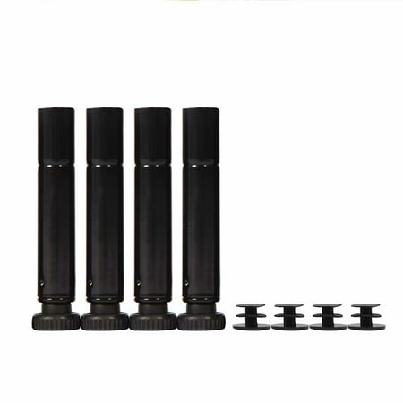 Black Storage Unit 5 Tier Storage Shelves, Adjustable Storage Shelves Heavy Duty Steel Tube Wire Shelving Unit (Black) ()