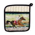 thumbnail image 1 of Betsy Drake PT055 Porte-Pot de Chevaux de Course, 1 of 1