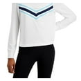 thumbnail image 3 of Ideology Womens Long Sleeve Chevron Pullover Top, 3 of 3