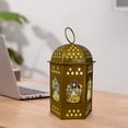 thumbnail image 6 of VALSEEL Mini Lantern With LED Ramadan Lantern Decoration Mini Lantern Decor With Candles Hanging Lanterns For Ramadan Decor Christmas Wedding Table Centerpiece Decor, 6 of 6