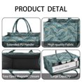 thumbnail image 4 of Large Capacity Tote Bag,Blue Gold Marble Pattern Handbag Fashion Luxury Tote Bag,15.7"x13"x 5.1" Inches,Laptop Compatible, 4 of 6