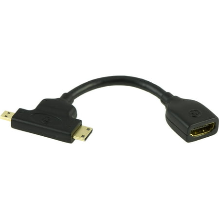 Ge Minihdmimicrohdmi To Hdmi Adapter Walmartcom