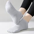 thumbnail image 5 of Lunxisen 2 Pcs Pilates Grip Socks Non Slip Yoga Socks for Women Workout Fitness Studio Essential, 5 of 9