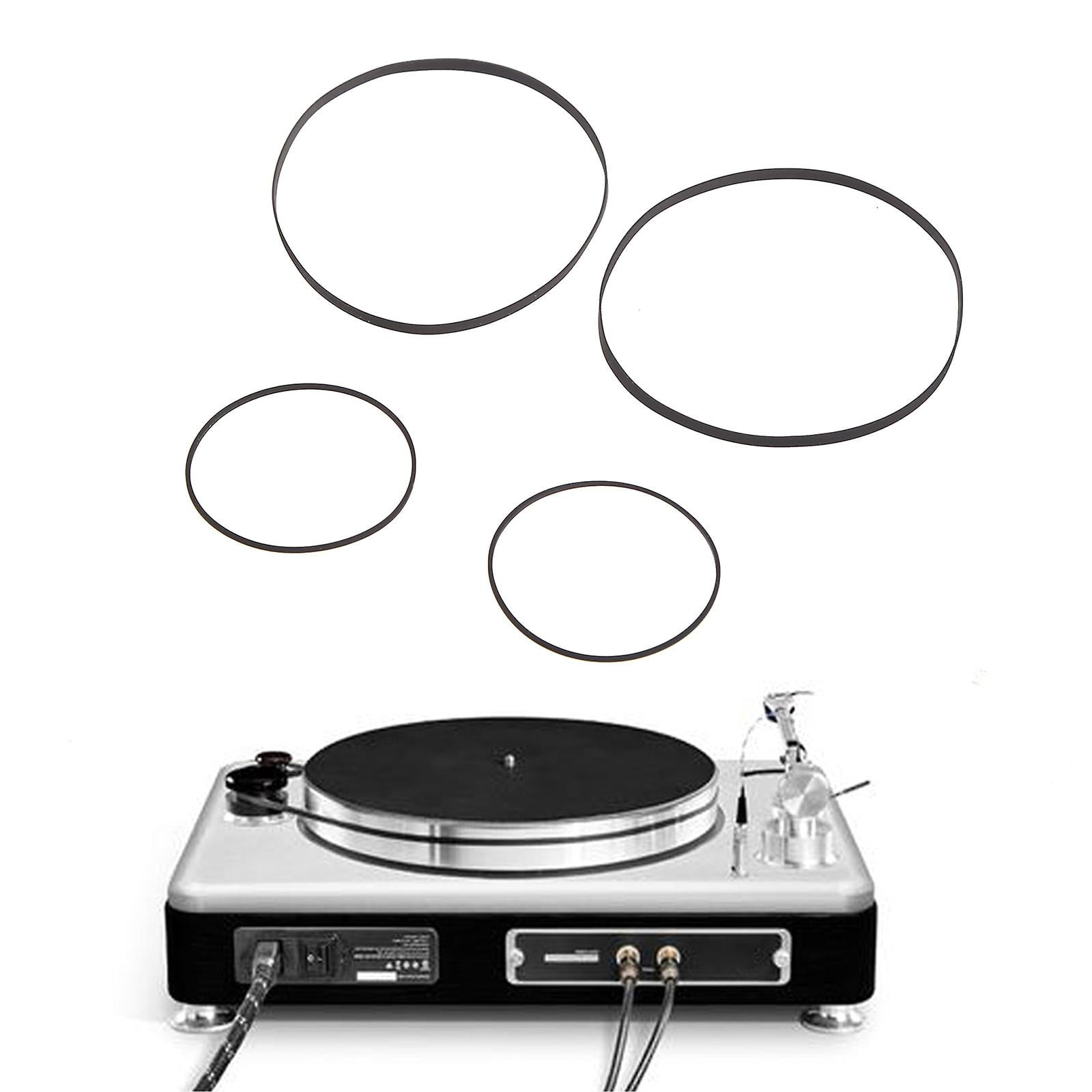 4 pièces/ensemble courroie de platine vinyle courroie d'entraînement en  caoutchouc pour tourne-disque Toshiba Rt-s983