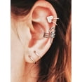 thumbnail image 3 of Pendientes Silvora Scorpion Ear Cuff Plata Esterlina No-Piercing para Hombres y Mujeres, 3 of 8