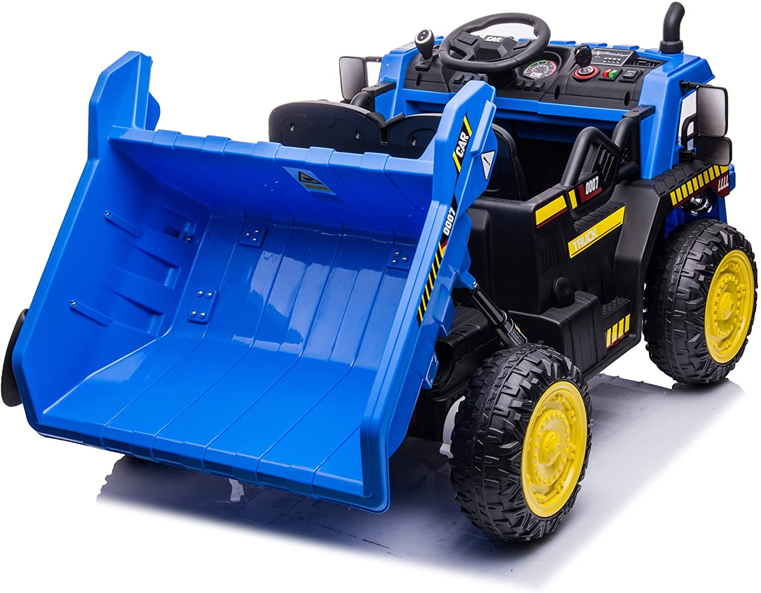 sopbost 12V Electric Rideon Dump Truck 1 Seater 2WD Ride on Car with