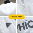 thumbnail image 3 of 2023 New Summer UV Protection White Skin Coats Men Fashion Letter Print Hooded Casual Thin Jackets Big Size 8XL 9XL, 3 of 6