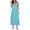 Light Blue, variant on Karight Womens Plus Size Maxi Dresses Summer T Shirt Dress Casual V Neck Short Sleeve Long Dress