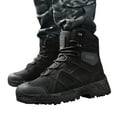 thumbnail image 3 of Zshosam Men's Snow Boots Insulated Waterproof Rugged Duty Outdoor Winter Boots(Black,41), 3 of 9