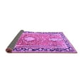 thumbnail image 2 of Ahgly Company Indoor Rectangle Medallion Purple Traditional Area Rugs, 5' x 8', 2 of 4