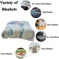 thumbnail image 5 of HBYJLZYG 150X200Cm/59.05X78.74Inches Facecloth Double Layer Blanket Blanket Cover Two Uses Winter Warm Insulated Fuzzy Blanket, Queen Sheet Set, 5 of 6