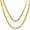 2.8mm 20", variant on Jewel heart 10 K Real Gold Mariner Chain 2.4 mm Diamond Cut Anchor Link Necklace For Men Women