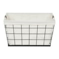 thumbnail image 5 of (2 pack) Better Homes & Gardens 60L Rectangular Steel Laundry Basket, Black & Natural, Adult, 5 of 9