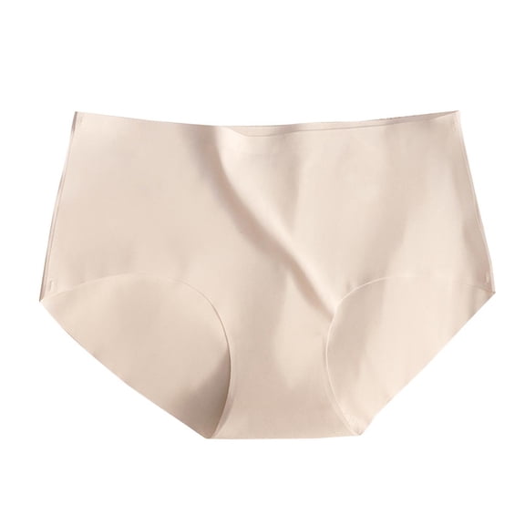 fatyb Women's Underwears Seamless Stretch Panties Mid Waisted Briefs Ladies Full Coverage Underpants
