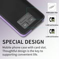 thumbnail image 6 of Nalacover Slim Case for Samsung Galaxy S22 Case, Skin Friendly PU Leather Soft Lining Cover, Lightweight TPU Shockproof Plating Buttons Lens Protection Case for Samsung Galaxy S22, Purple, 6 of 9