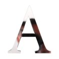 thumbnail image 1 of 1 Pcs Letter Ornament Waterproof Removable Silver-plated 3D Mirror Surface Acrylic Decal for Wedding, 1 of 9