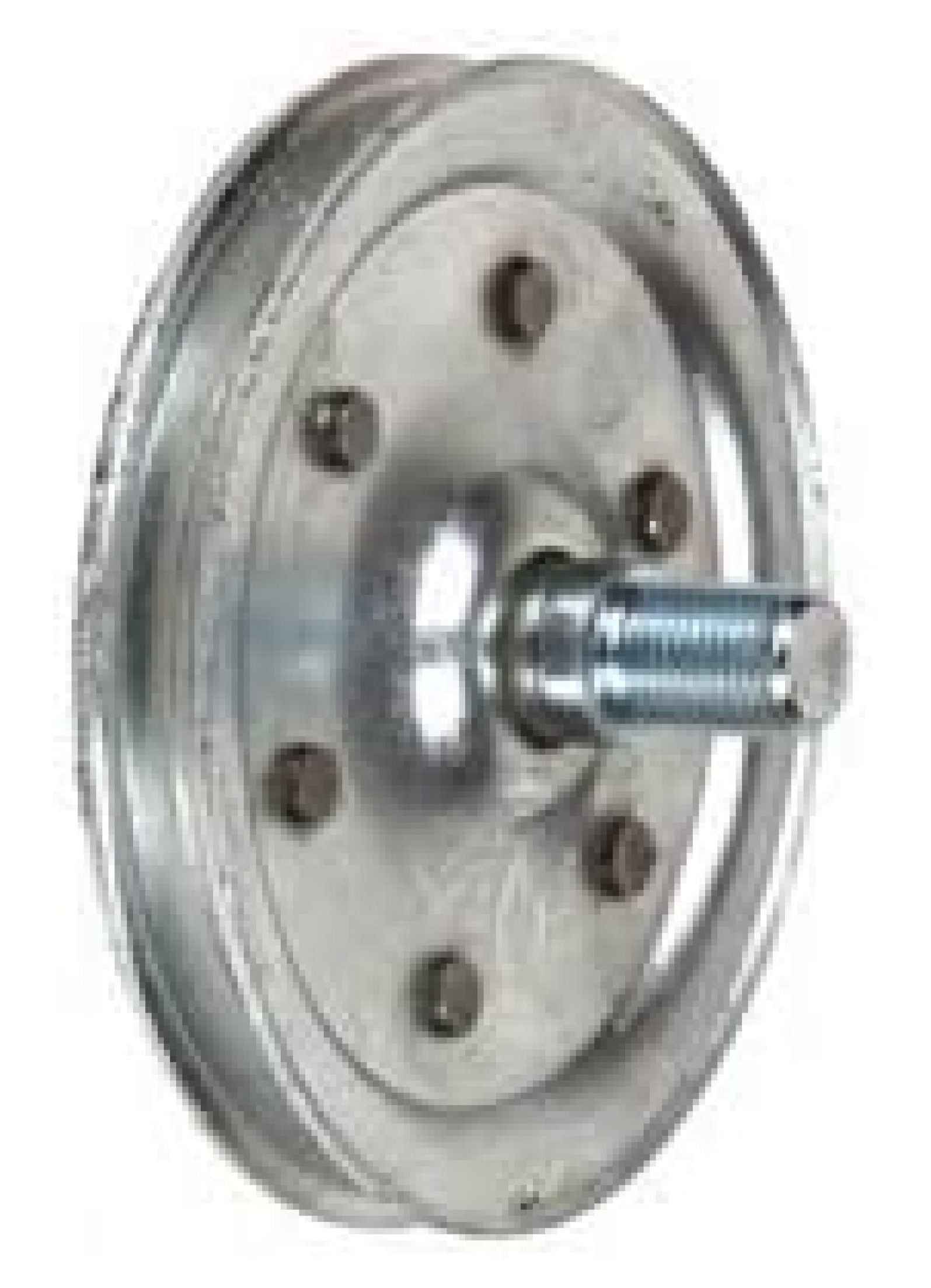 Garage Door Cable Drum Pair - Left & Right, For Doors Up To 8' Height, 1/8" Cable, Die-Cast Aluminum, 530 LB Capacity