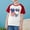 Red, variant on American Flag T-Shirt For Boys Girls Independence Day Patriotic Graphic Tees Kids Casual Raglan Short Sleeve Round Neck Top Black 5-6 Years