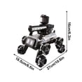 thumbnail image 2 of RKSTN Robot Télécommandé 8 Roues Cascade Chien Télécommandé Eau Feu Jouet Robot Intelligent pour Garçons - Véhicule Excitant Jouets pour Tout-Petits, 2 of 8