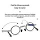 thumbnail image 3 of Gafas de lectura antiazules plegables sin tornillos de material de titanio ultraligero para hombre, talla 13, 3 of 4
