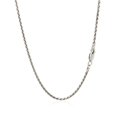 thumbnail image 2 of Sterling Silver Rhodium Plated Wheat Chain 1.5mm, 2 of 4