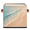 Multicolor 3, variant on CURLYOOT Seaside Sunset Boho Scenery Cube Storage Bin, 11 Inch Storage Cube Fabric Bin for Shelves, Foldable Clothes Organizer Baskets with Leather Handle for Closet Home