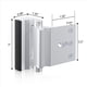 thumbnail image 4 of Cerradura de Refuerzo de Puerta de 3 Paquete, Cerradura de Refuerzo de Puerta U de AleacióN Aluminio Cerradura Puerta de Seguridad de 3 Pulgadas de Puerta una Prueba de Hogar, 4 of 5