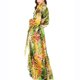 thumbnail image 5 of Vestido de Boho Floral Estampado Maxi Vestido Playa de Vestir Para Mujeres Con Cuello en V Vestido Casual de Verano Impresión Sin Espalda Vestsa Maxi Para Playa Odeerbi ODB112504, 5 of 9