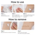 thumbnail image 4 of 10Pcs Transfer Sticker Proof Removable Temporary Tattoos Stickers Face Art Paper Stickers Heart 4.45x15.1x0.03cm, 4 of 5