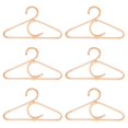 thumbnail image 1 of 6X Rattan Clothes Hanger Style Kids Garments Organizer Rack Children Hanger Kids Room Decoration Hanger for Clothes, 1 of 5