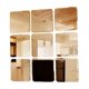 thumbnail image 5 of Pegatinas de pared de espejo cuadrado de 15 x 15 cm, 6 piezas, pegatinas de pared decorativas de acrílico para dormitorio, 5 of 5