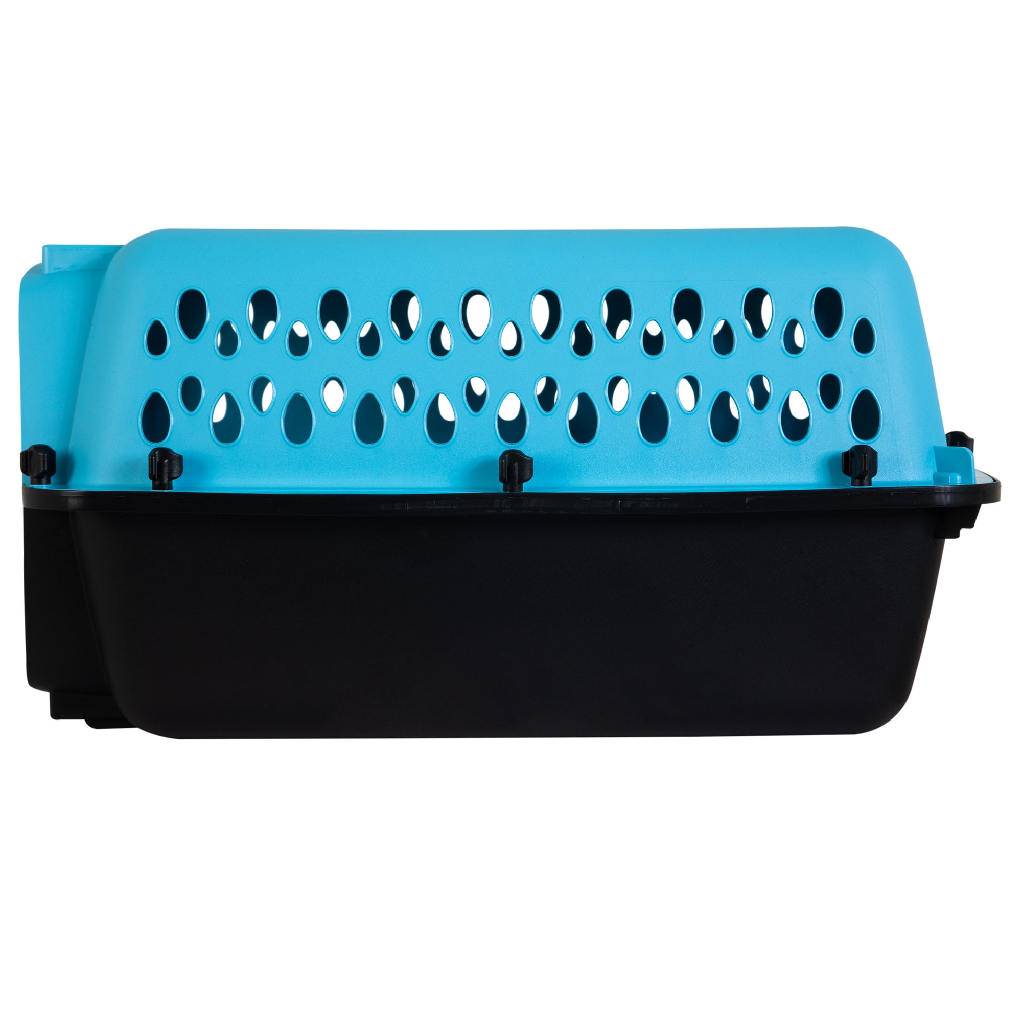 Petmate Pet Porter Fashion Travel Dog Kennel Portable Pet Carrier, Small 19" for Dogs up to 10 lb, Blue