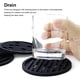 thumbnail image 3 of Inteprter Posavasos para bebidas de 4 piezas, redondo, antideslizante, resistente al calor, tapete para taza de té, soporte para cuenco de drenaje, Type2 NO2 Inteprter HA062744-03, 3 of 6