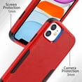 thumbnail image 5 of For Motorola Moto G 5G 2024 Hybrid Bumper Rugged Dual Layer Heavy-Duty Military-Grade 2in1 Rubber TPU Defender Phone Case Cover by Xpression - Red, 5 of 10