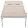 thumbnail image 4 of Afuera Living Cream Water Resistant Fabric Patio Adjustable Chaise, 4 of 11