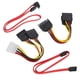 thumbnail image 3 of Cable de transferencia de datos IDE a ATA/SATA Cable de alimentación macho a 2 divisores de línea de extensión hembra, 3 of 10
