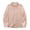 Pink, variant on Women's Embroidered Long Sleeve Shirt, Double Layer Cotton Collar Button Down Casual Blouse with All Over Stitching Detail, Loose Fit and Soft for Daily Comfort, Elegant and Bohemian Style White M