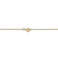 thumbnail image 4 of 14K Yellow Gold chain Cable Rope 13 in 0.5 mm .5 (CARDED), 4 of 6