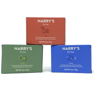 Harry's Bar Soap, Stone Scent, 4 oz, 4 Pack