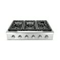 thumbnail image 2 of Thor HRT3618U Professional 6 Burner Rangetop In Stainless Steel, 2 of 4