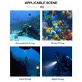 thumbnail image 3 of Linterna de buceo antorcha de buceo impermeable IPX8 para exteriores ANGGREK Otros, 3 of 8