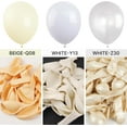 thumbnail image 3 of Pearl White Balloons 50 pcs 12 Inch White Latex Helium Balloons for Wedding Bridal Graduation Engagement Baby Shower Gender Reveal Anniversary Birthday Party Decorations White-Z30, 3 of 12